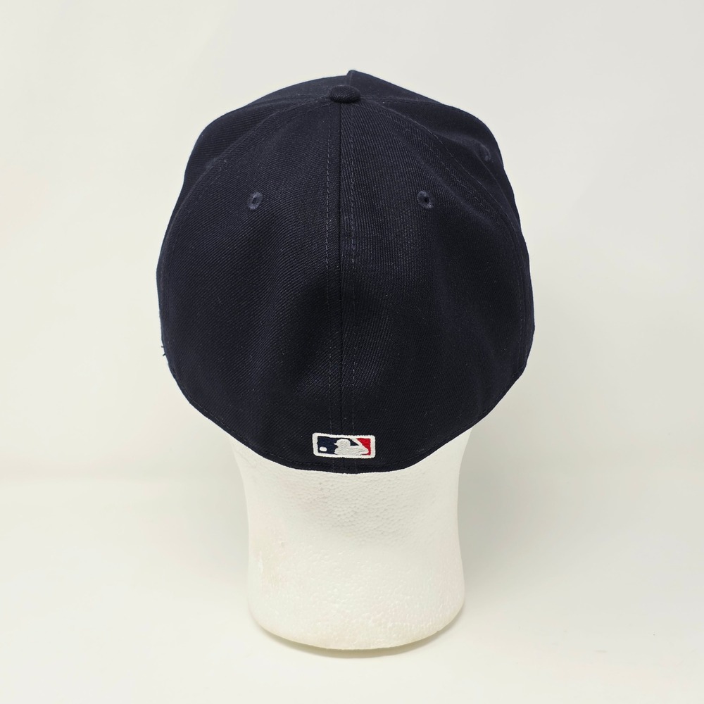 New Era 59FIFTY A-Frame Boston Red Sox Barbed Wire Hat Navy Blue 7 1/2 Fitted - Picture 3 of 8